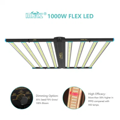 Lm301b 640W 800W Fluence Spyder LED élèvent la lumière hydroponique à spectre complet pour les plantes médicales